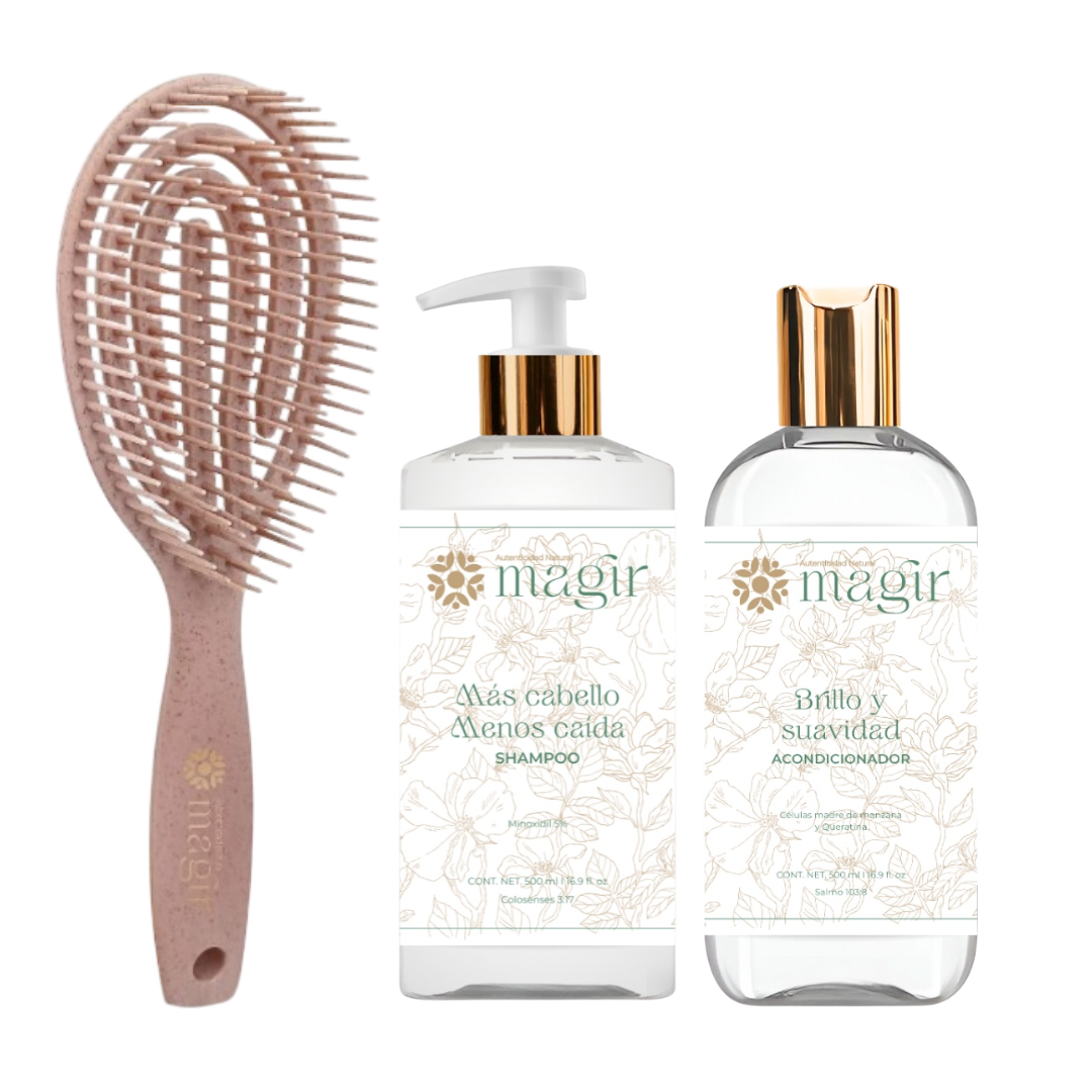 KIT MÁS CABELLO MENOS CAÍDA (con cepillo)